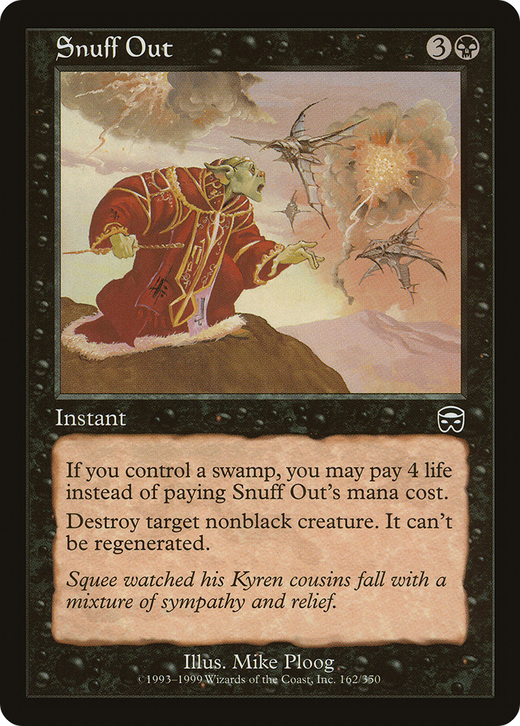 Snuff Out (MMQ-162) [Mercadian Masques] Foil