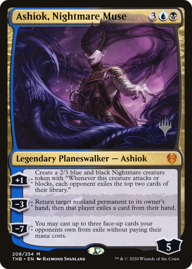 Ashiok, Nightmare Muse (PPTHB-208P) [Promo Pack: Theros Beyond Death Promos]