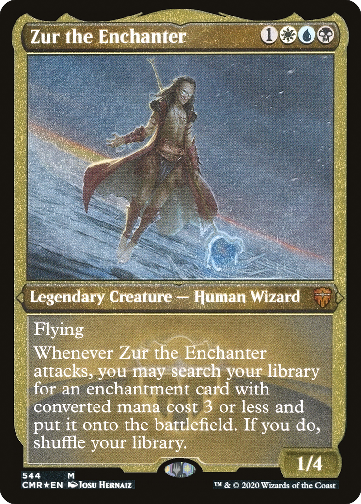 Zur the Enchanter (CMR-544) [Commander Legends] Foil