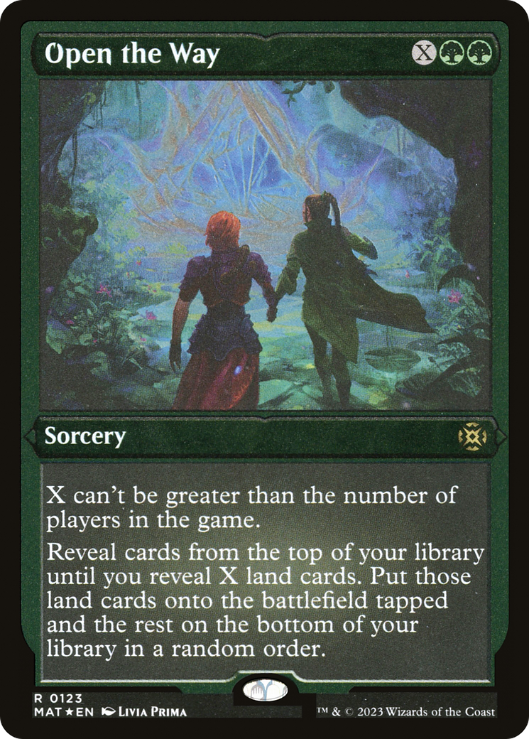 Open the Way (MAT-123) [March of the Machine: The Aftermath] Etched Foil