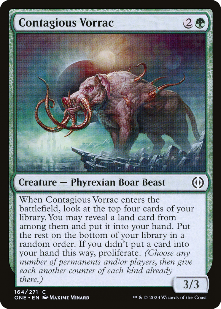 Contagious Vorrac (ONE-164) [Phyrexia: All Will Be One]