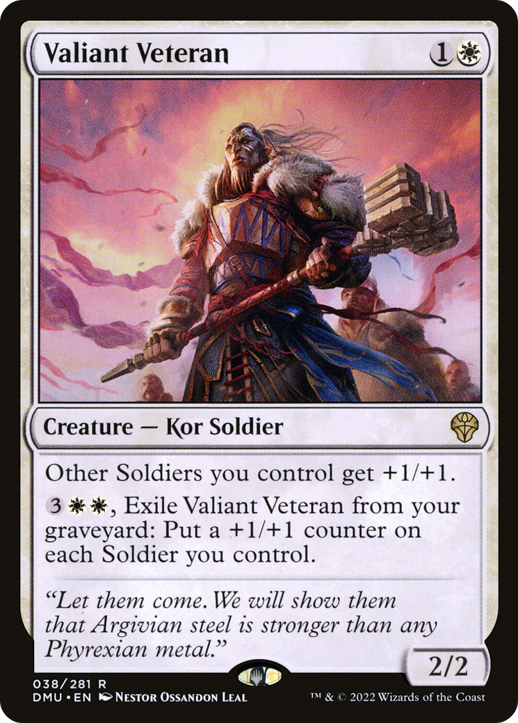 Valiant Veteran (DMU-038) [Dominaria United]