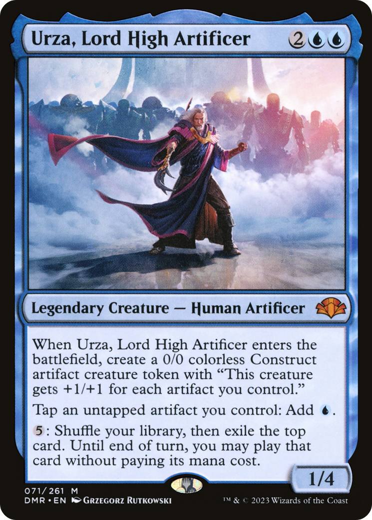 Urza, Lord High Artificer (DMR-071) [Dominaria Remastered] Foil