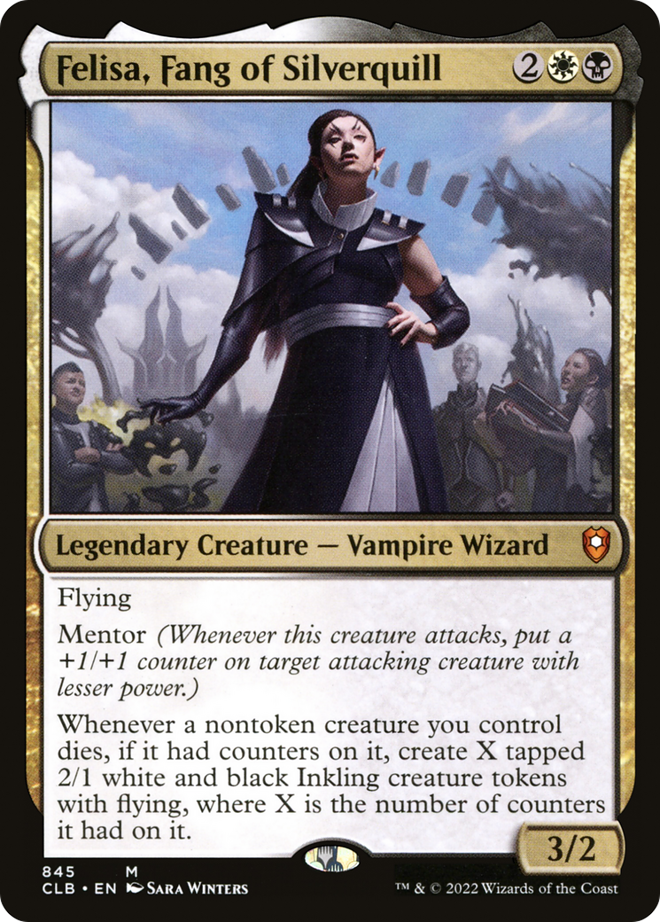 Felisa, Fang of Silverquill (CLB-845) [Commander Legends: Battle for Baldur's Gate]