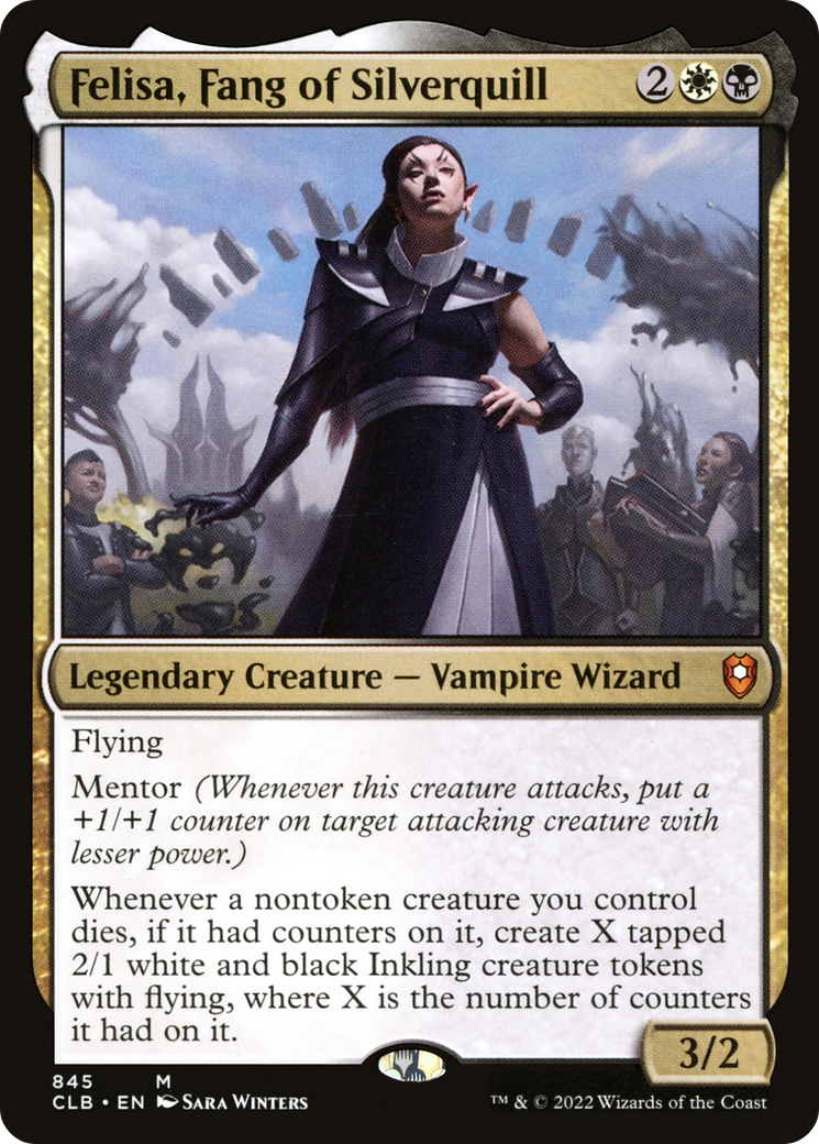 Felisa, Fang of Silverquill (CLB-845) [Commander Legends: Battle for Baldur's Gate]