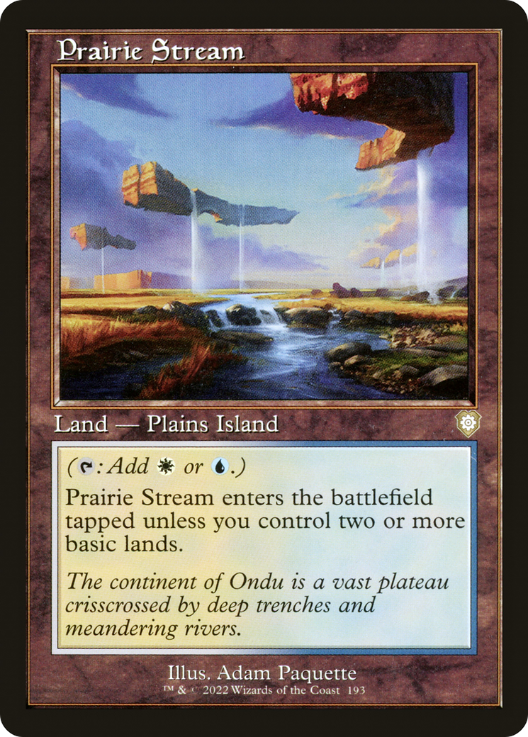 Prairie Stream (Retro Frame) (BRC-193) [The Brothers' War Commander]