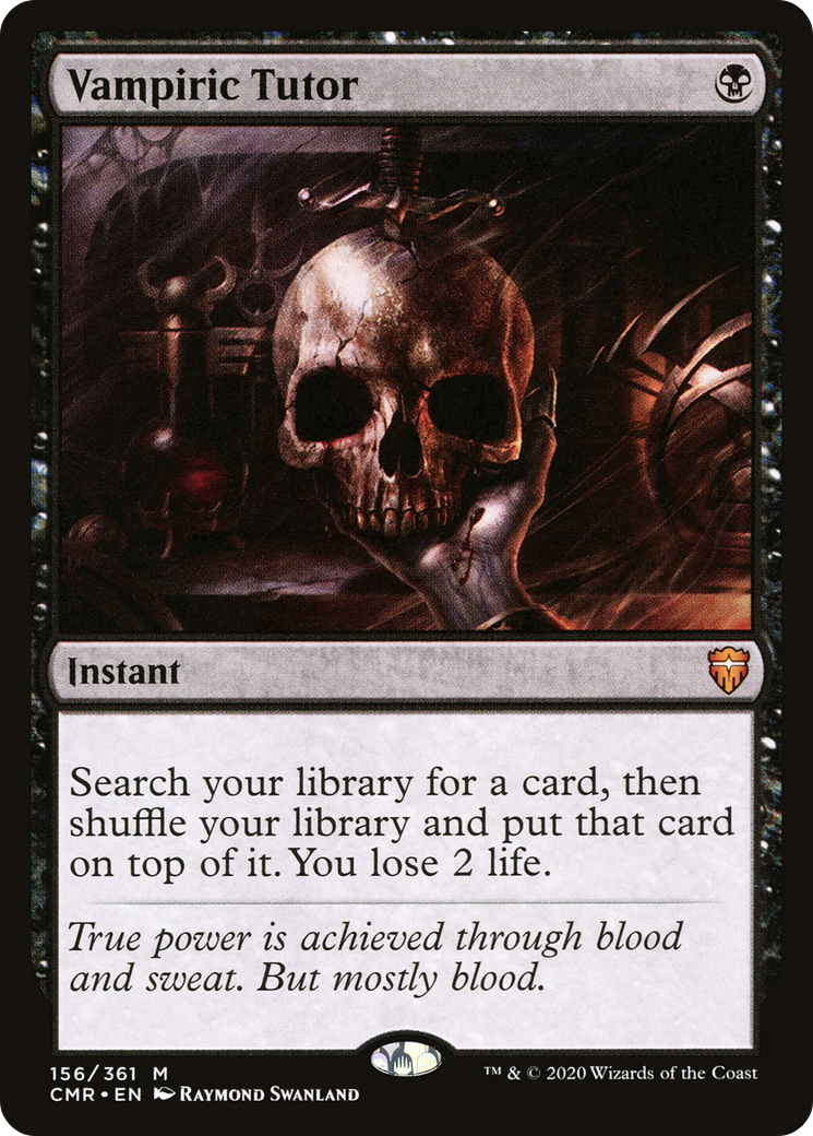 Vampiric Tutor (CMR-156) [Commander Legends]