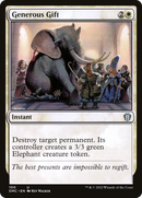 Generous Gift (DMC-100) [Dominaria United Commander]
