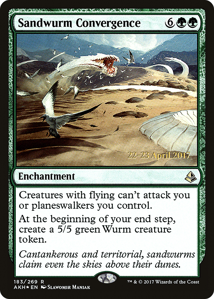 Sandwurm Convergence (PRE-183S) [Amonkhet Promos] Foil