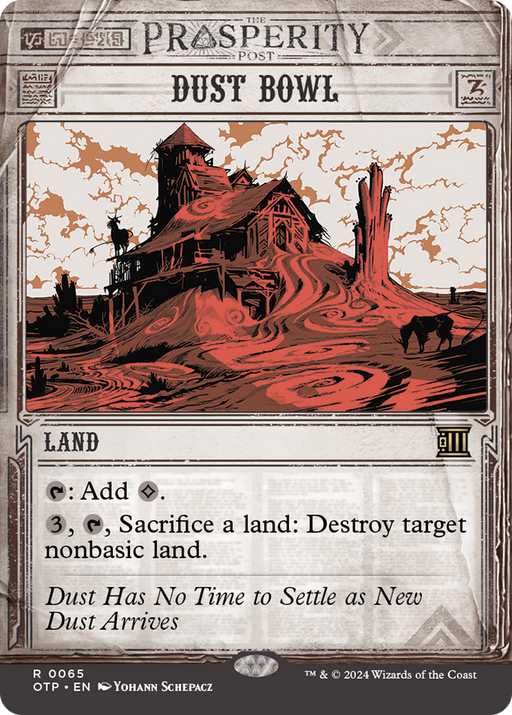 Dust Bowl (OTP-065) [Breaking News]: (Showcase) (Borderless) Foil