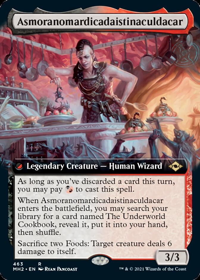 Asmoranomardicadaistinaculdacar (MH2-463) [Modern Horizons 2]: (Extended Art)