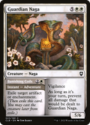 Guardian Naga // Banishing Coils (CLB-023) [Commander Legends: Battle for Baldur's Gate] Foil