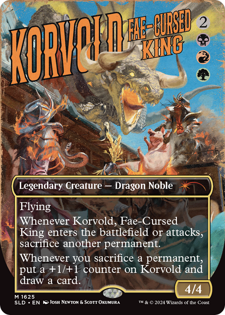 Korvold, Fae-Cursed King (SLD-1625) [Secret Lair Drop] (Borderless)