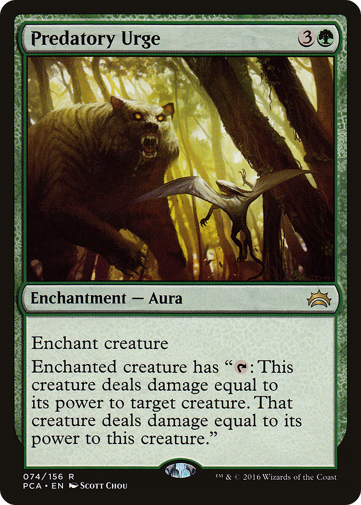 Predatory Urge (PCA-074) [Planechase Anthology]