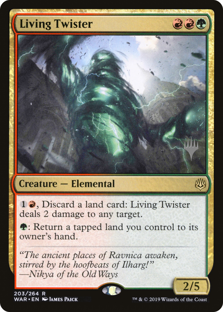 Living Twister (PPELD-203P) [Promo Pack: War of the Spark Promos]