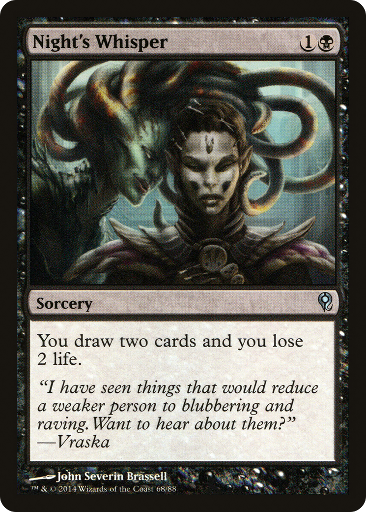 Night's Whisper (DDM-068) [Duel Decks: Jace vs. Vraska]