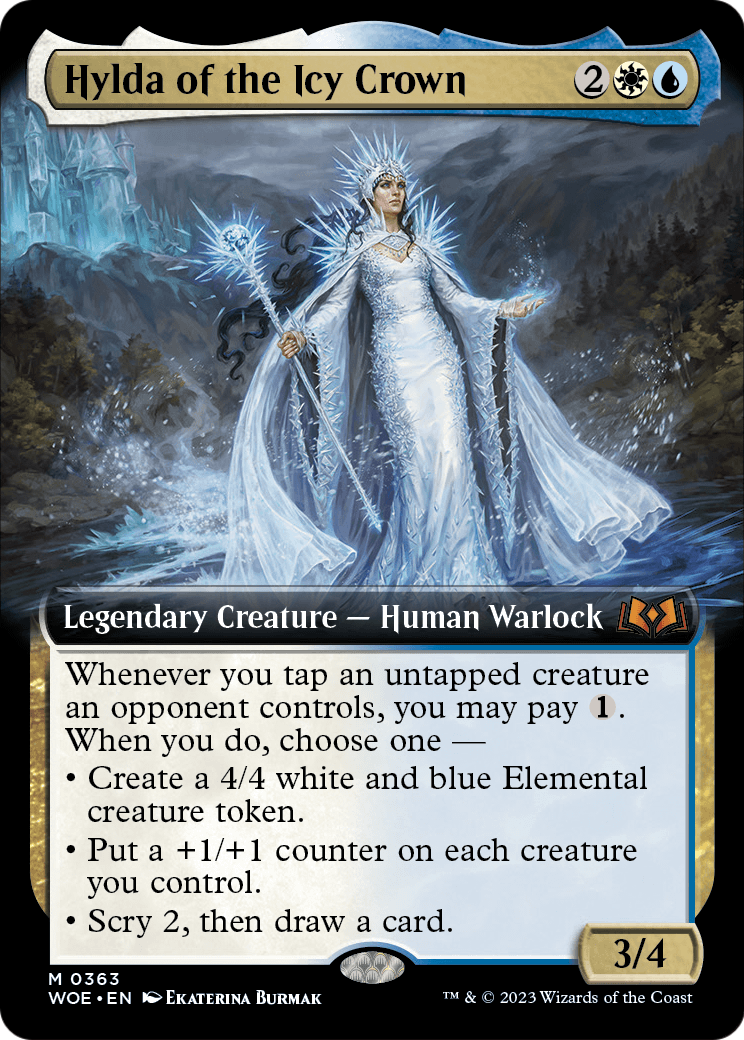 Hylda of the Icy Crown (Extended Art) (WOE-363) [Wilds of Eldraine]