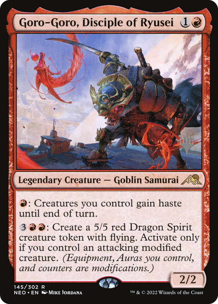 Goro-Goro, Disciple of Ryusei (PPNEO-145) [Promo Pack: Kamigawa: Neon Dynasty Promos]