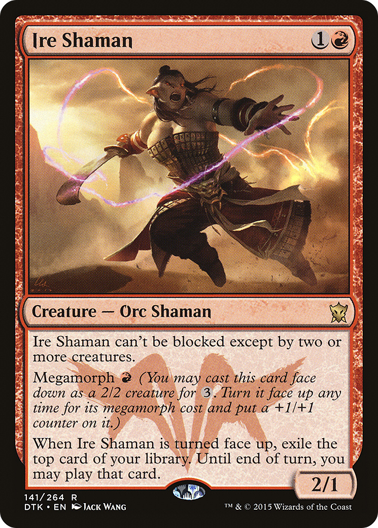 Ire Shaman (DTK-141) [Dragons of Tarkir] Foil