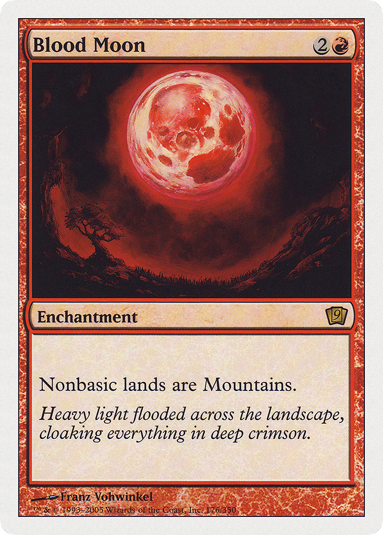 Blood Moon (9ED-176) [Ninth Edition] Foil