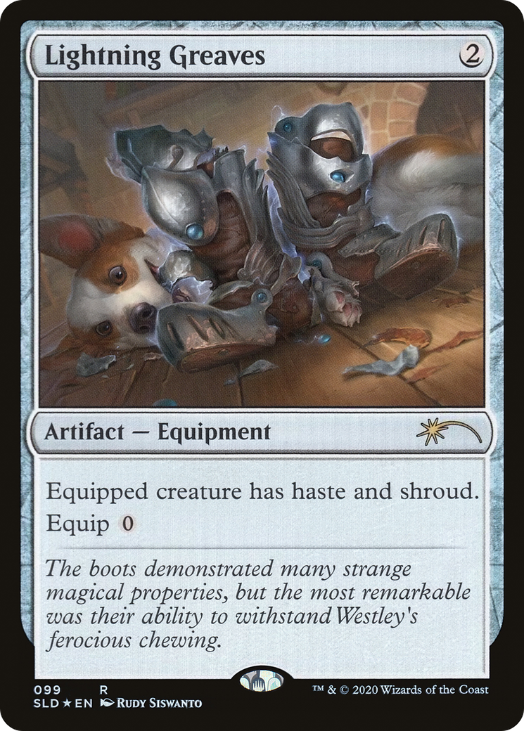 Lightning Greaves (SLD-099) [Secret Lair Drop]