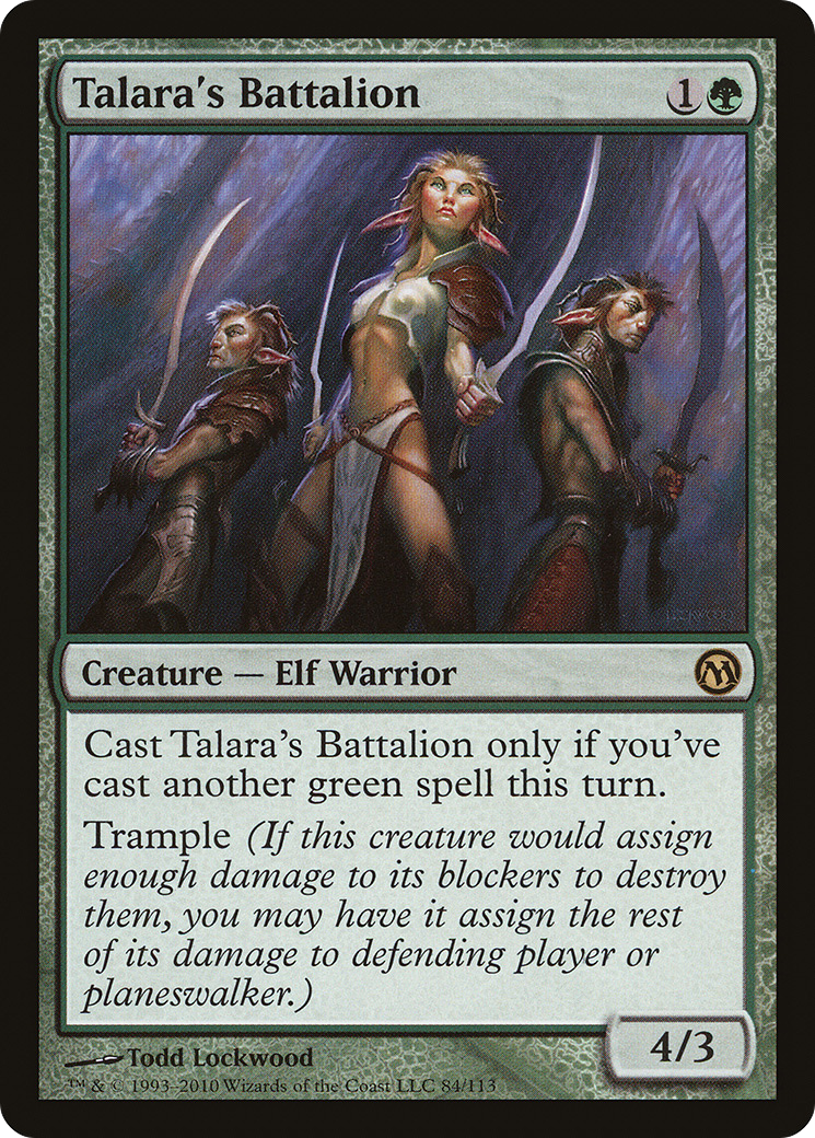 Talara's Battalion (DPA-084) [Duels of the Planeswalkers]