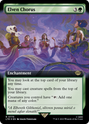 Elven Chorus (LTR-775) [The Lord of the Rings: Tales of Middle-earth]: (Extended Art) Foil