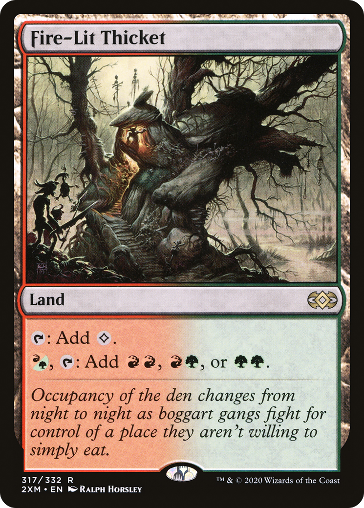 Fire-Lit Thicket (2XM-317) [Double Masters] Foil