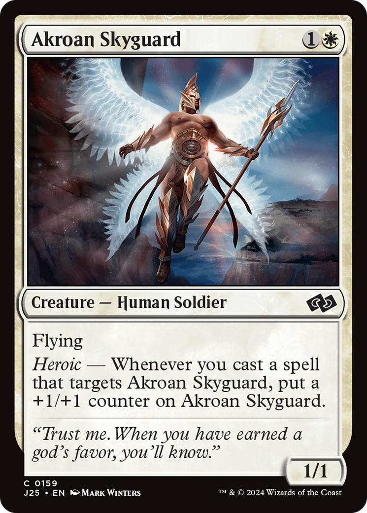 Akroan Skyguard (J25-159) [Foundations Jumpstart]