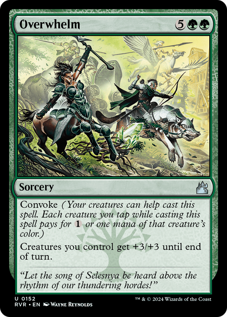 Overwhelm (RVR-152) [Ravnica Remastered] Foil