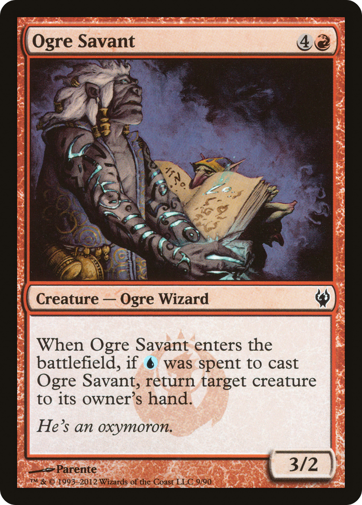 Ogre Savant (DDJ-009) [Duel Decks: Izzet vs. Golgari]