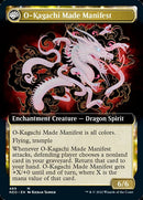 The Kami War // O-Kagachi Made Manifest (NEO-489) [Kamigawa: Neon Dynasty]: (Extended Art, fandfc, enchantment) Foil