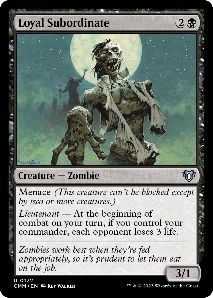 Loyal Subordinate (CMM-172) [Commander Masters]