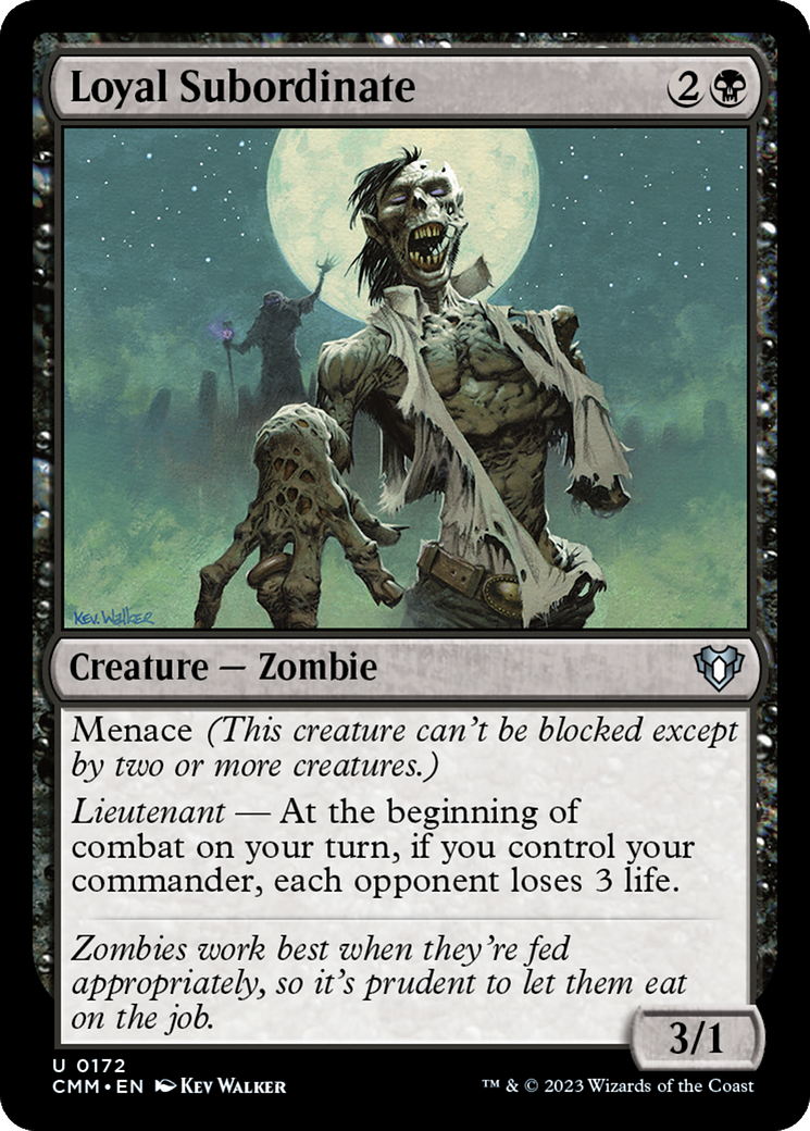 Loyal Subordinate (CMM-172) [Commander Masters] Foil