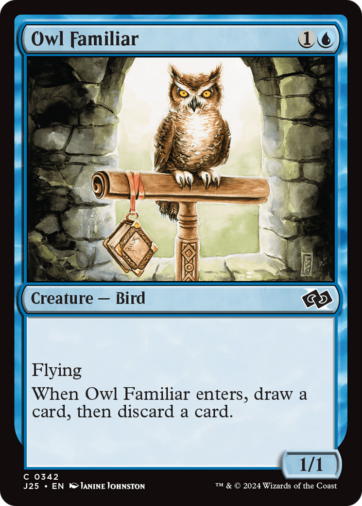 Owl Familiar (J25-342) [Foundations Jumpstart]