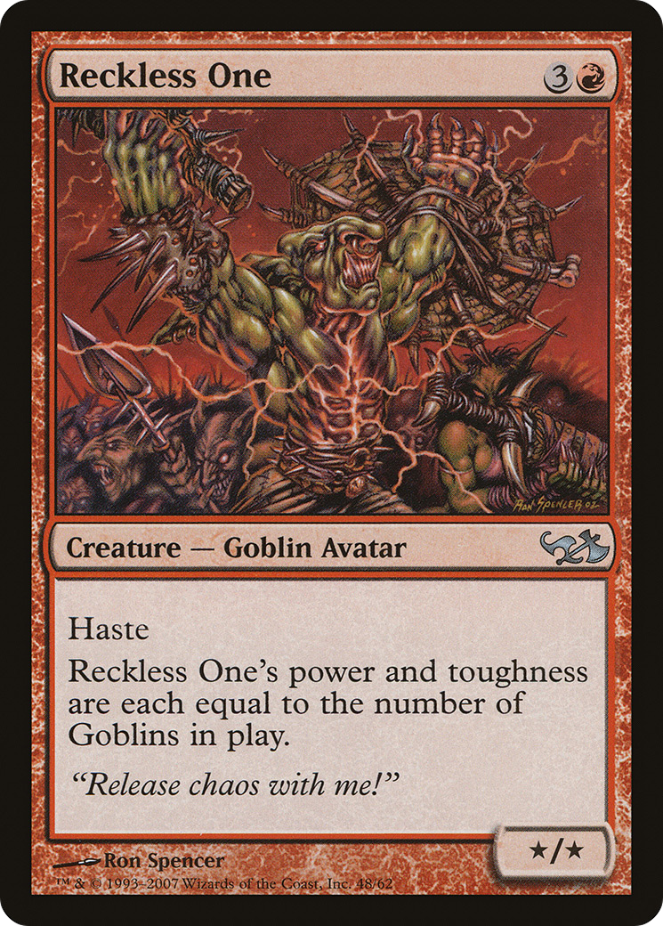 Reckless One (EVG-048) [Duel Decks: Elves vs. Goblins]