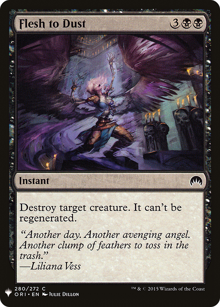 Flesh to Dust (LIST-ORI-280) [The List]