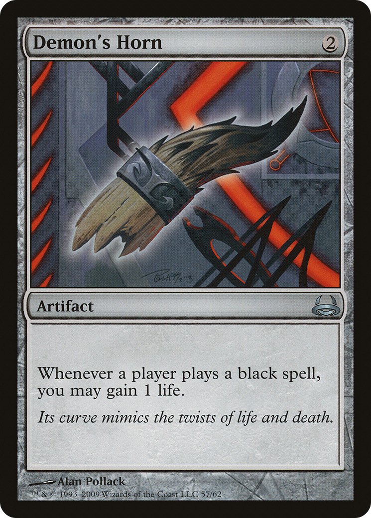 Demon's Horn (DDC-057) [Duel Decks: Divine vs. Demonic]