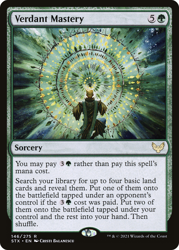Verdant Mastery (STX-146) [Strixhaven: School of Mages]