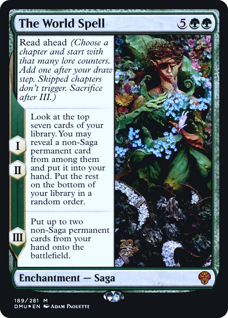 The World Spell (PRE-189) [Dominaria United Promos] Foil