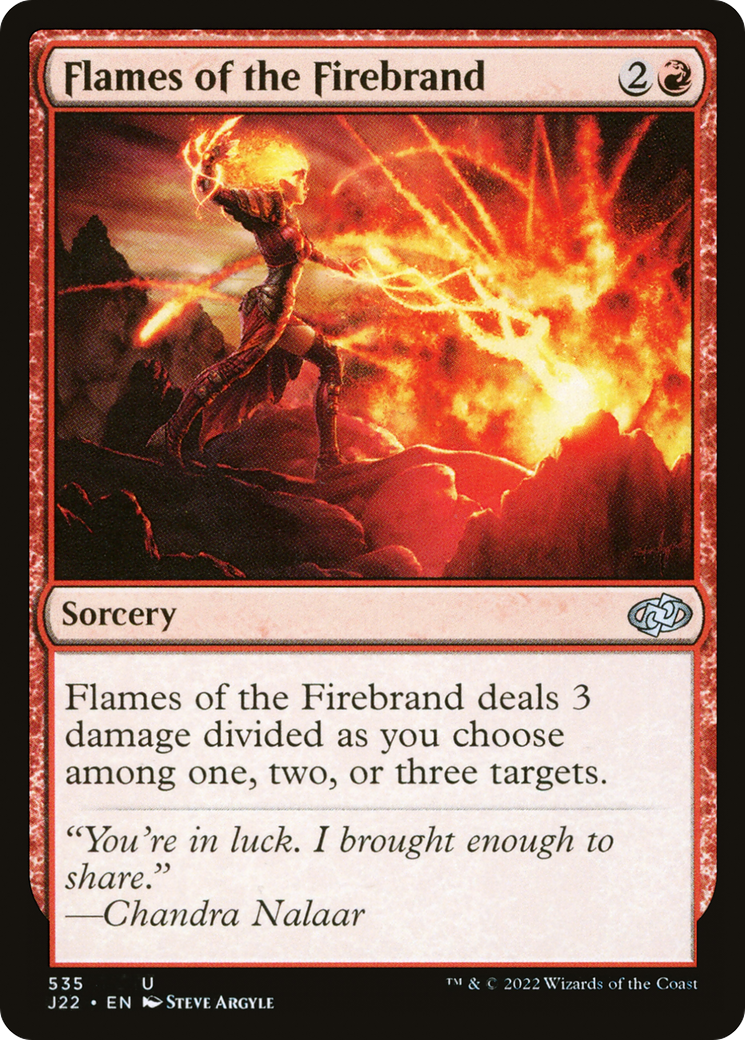 Flames of the Firebrand (J22-535) [Jumpstart 2022]