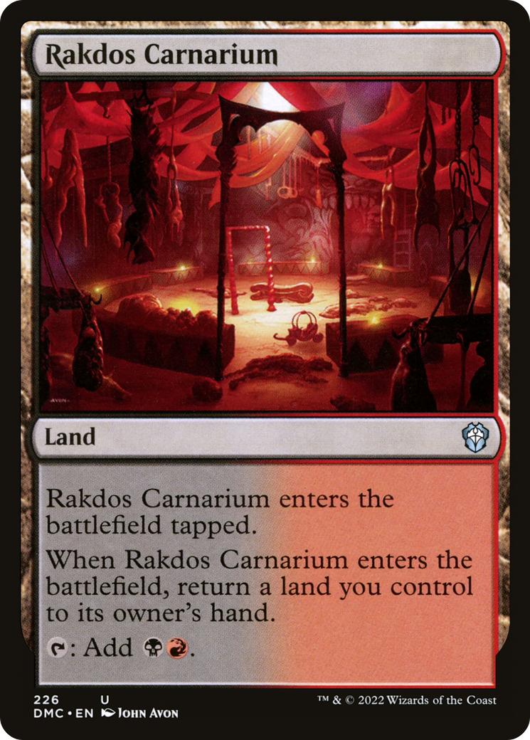Rakdos Carnarium (DMC-226) [Dominaria United Commander]
