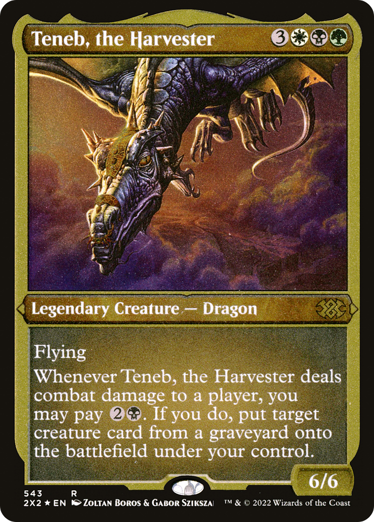 Teneb, the Harvester (Foil Etched) (2X2-543) [Double Masters 2022] Foil