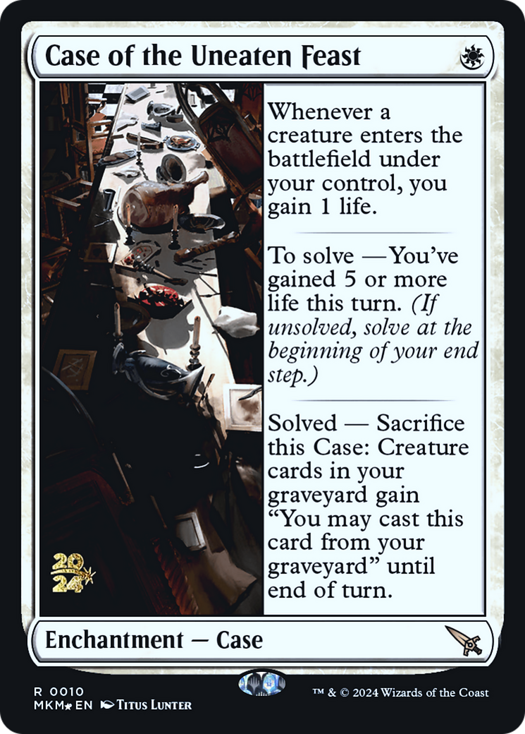 Case of the Uneaten Feast (PRE-10S) [Murders at Karlov Manor Promos] Foil