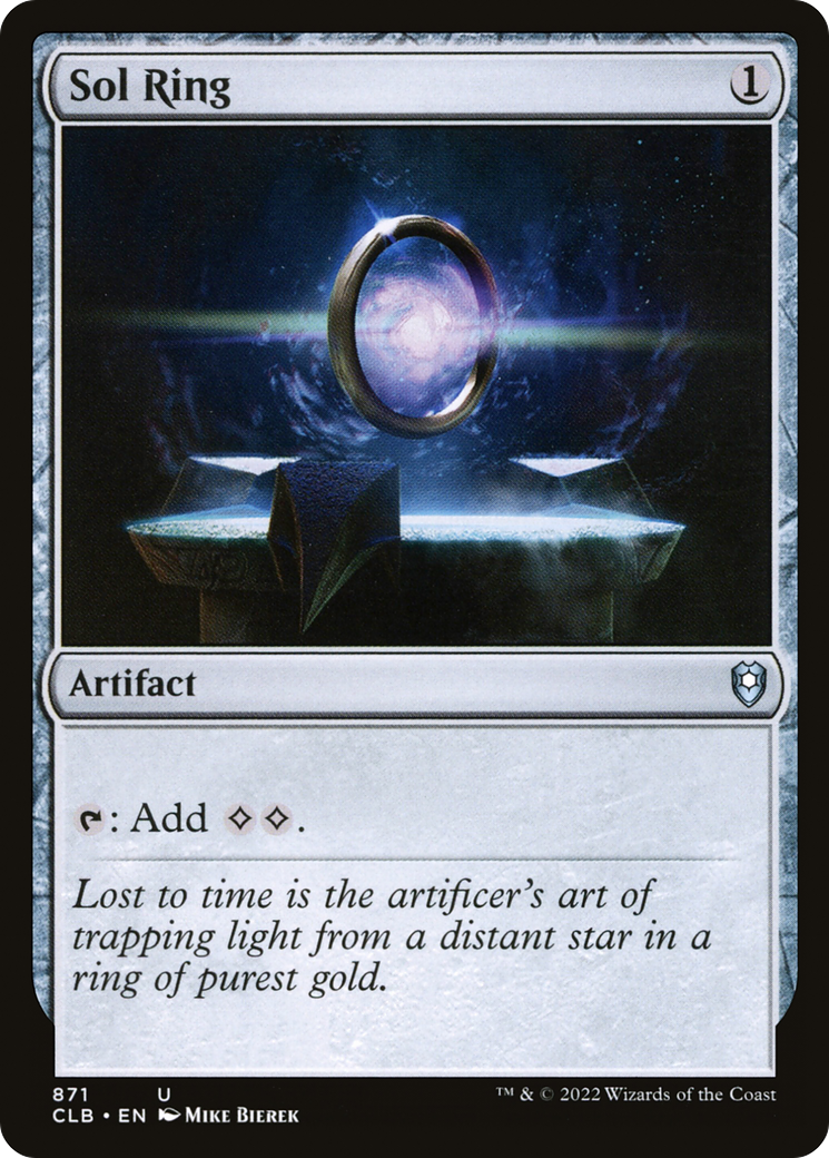 Sol Ring (CLB-871) [Commander Legends: Battle for Baldur's Gate]