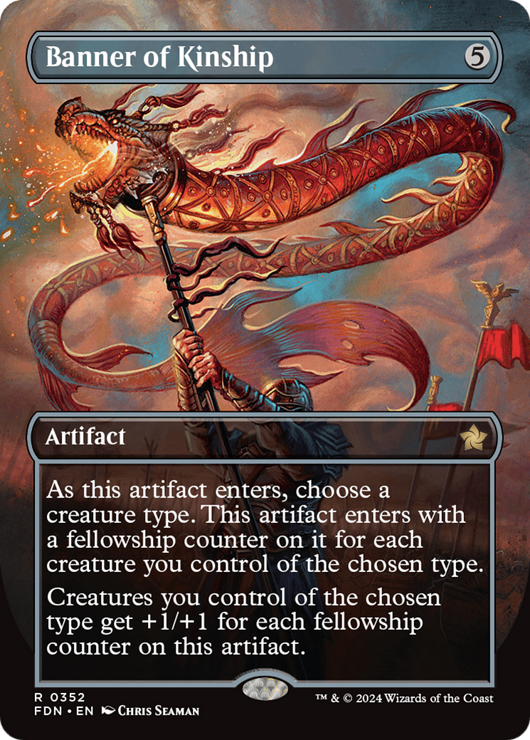 Banner of Kinship (FDN-352) [Foundations] (Borderless) Foil