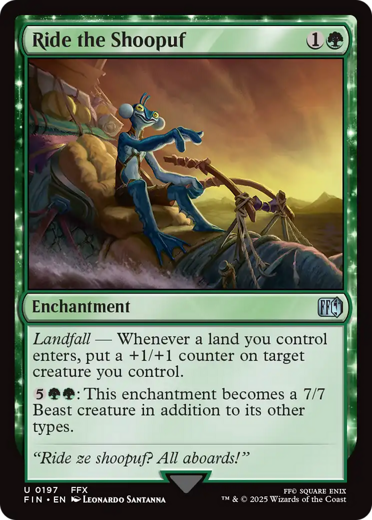 Ride the Shoopuf (FIN-197) [FINAL FANTASY] Foil