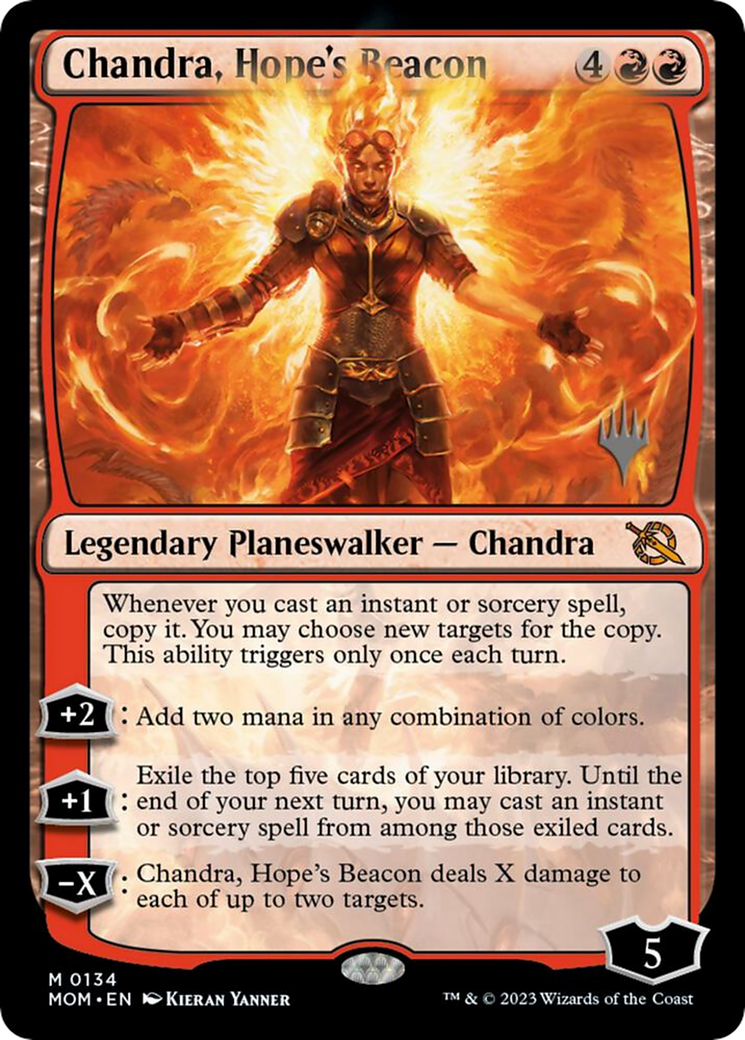 Chandra, Hope's Beacon (PPMOM-134P) [March of the Machine Promos]