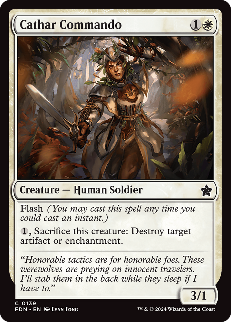 Cathar Commando (FDN-139) [Foundations]