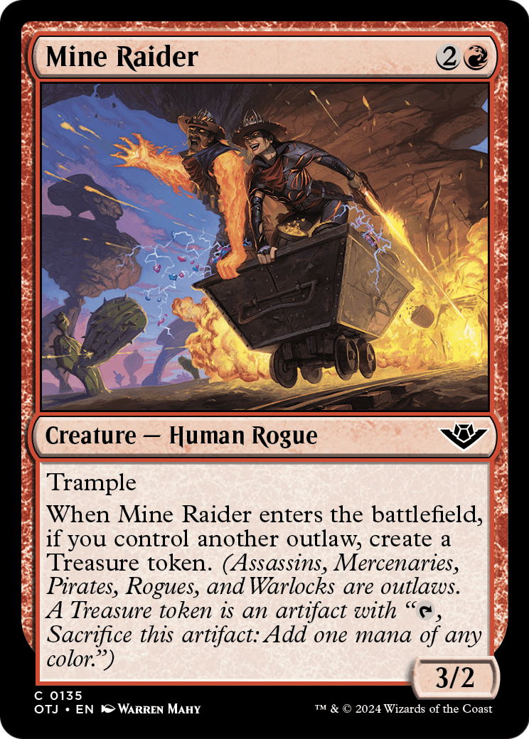 Mine Raider (OTJ-135) [Outlaws of Thunder Junction] Foil